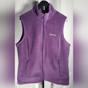 Columbia Purple Fleece Vest